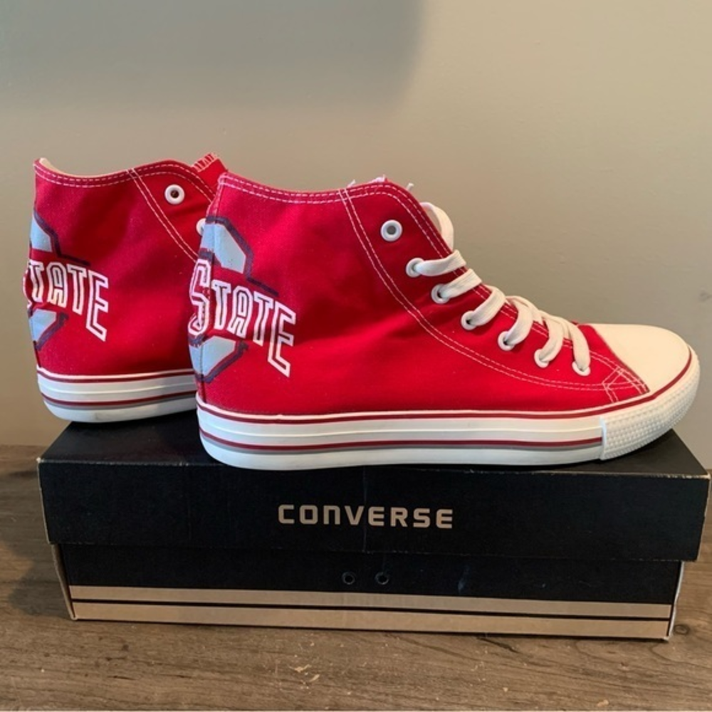 Converse All Star Custom Ohio State Buckeyes Mens 9.5‎ Women’s 11